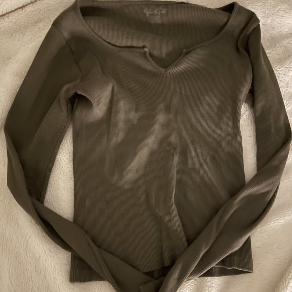 Green Brandy Melville Long Sleeve